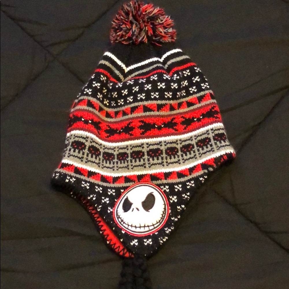Jack Skellington Winter Pom Hat! Never worn!
